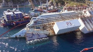 Cleaning Up Costa Concordias 180000Ton Ruins [upl. by Ydrah]