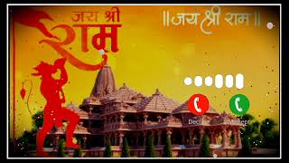 jai Shree ram🙏new ringtone video status of jaishreeram🚩22January spacial new ringtone [upl. by Mclaurin]