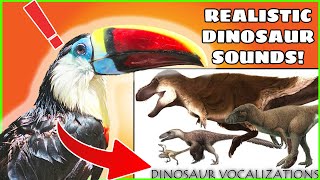 Toucan Reacts to Scientifically Accurate Dinosaur sounds [upl. by Ewell]