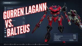 Armored Core 6 Gurren Lagann vs Balteus [upl. by Ernst]