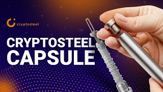 Cryptosteel Capsule новое устройство для хранения мнемонической фразы SEED [upl. by Enawd]