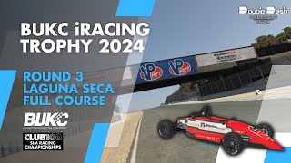 BUKC iRACING TROPHY 2024  ROUND 3  LAGUNA SECA [upl. by Susan]