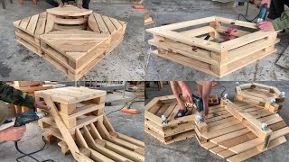 DIY Wood Pallets Ideas  Top Lavish Ideas To Make Functional Pallet Furniture For Your Garden [upl. by Aratal]