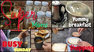 Yummy sandwiches  sunday productive day  shopping vlog  new kitchen items [upl. by Anom463]