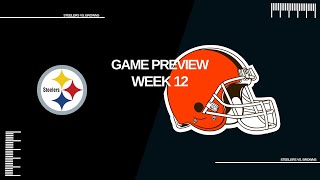 Pittsburgh Steelers vs Cleveland Browns  2024 Week 12 Prediction [upl. by Dietsche]