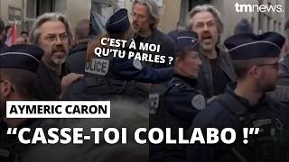 Aymeric Caron interpellé par des militants Reconquête à Orléans  La Palestine avant la France [upl. by Furr807]