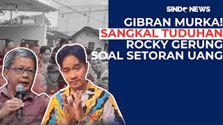 Tegas Gibran Rakabuming Bantah Tuduhan Rocky Gerung soal Setoran Uang [upl. by Acemahs]