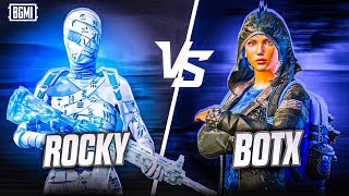 xROCKY VS BoTxOP2005 • INTENSE MATCH WITH BEST IPAD TDM PLAYER ☠️• bgmi tdm 120 youtube 1v1 [upl. by Box]