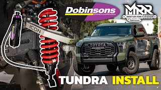 Level Up the Travel Its DobinsonsSuspension MRR Install Day for the 2022 Tundra Step by Step [upl. by Oicaroh]