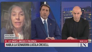 Crexell dice que la oferta de la Unesco no tiene nada que ver con la Ley Bases [upl. by Leblanc]