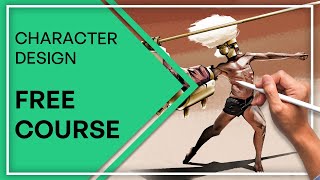 Free Character Design Course for Beginners Digital Art Tutorial [upl. by Gati]