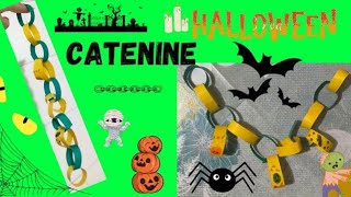 COME REALIZZARE DELLE CATENINE PER HALLOWEEN [upl. by Essiralc]