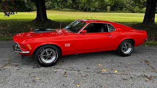 1970 Ford Mustang Boss 429  Matching Numbers  Calypso Coral [upl. by Raoul]