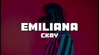 Ckay  Emiliana  Lyrics [upl. by Amarillis767]