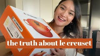 Le creuset sauteuse pan review after 6 months  Is it worth it  My favorite cookware  Alrence [upl. by Adlaremse]