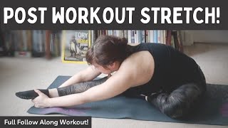 15 Minute Post Workout Stretch Routine Follow Along [upl. by Alrahs]