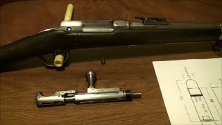 Needle Gun Chassepot Bolt Disassembly [upl. by Xuagram]