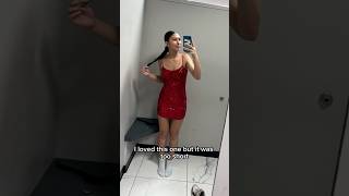 Homecoming dresses I tried on but didn’t get and why homecoming dance dress fyp shorts [upl. by Namlas208]