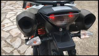 KTM 990 smr akrapovic exhaust supermoto sound [upl. by Akienom]