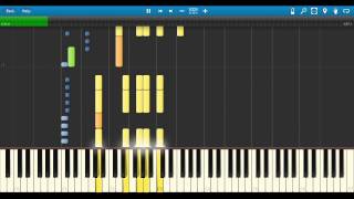 3LW No More Piano Midi Synthesia [upl. by Brandwein694]