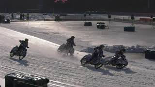 Eisspeedway WM in Berlin Training Super Slow Mo 4 [upl. by Sagerman371]