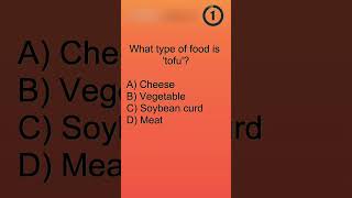 What type of food is tofu shorts quiz food [upl. by Alguire]