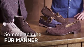 Vorgestellt Die besten Schuhe für den Mann im Sommer [upl. by Ardnassac]