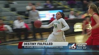 Destiny fulfilled Mountain Views Slocum commits to UW [upl. by Esinyt]