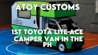 First Toyota Lite Ace Camper Van in the Philippines Design amp Created by Atoy Customs [upl. by Mella]