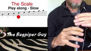 Step 1 of 10  Learn the Bagpipe Scale [upl. by Baxter788]