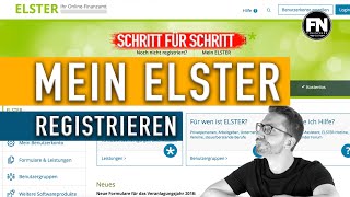 Mein Elster Registrierung  Mein Elster Aktivierung  Elster online anmelden [upl. by Ahsratal]