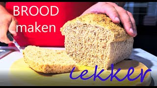 Hoe maak je heerlijk volkorenbrood  eenvoudig recept [upl. by Aleacin]