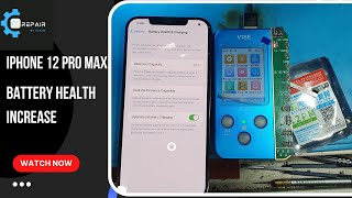 iPhone 12 Pro Max Low Battery Health Watch how we boost the health with our V1SE Programmer [upl. by Darcia]