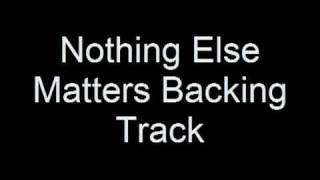 Metallica  Nothing Else Matters Backing Track [upl. by Sivatco]