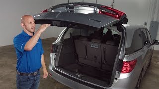 2018 Honda Odyssey Tips amp Tricks How to Use the Adjustable Liftgate [upl. by Nyladnek]