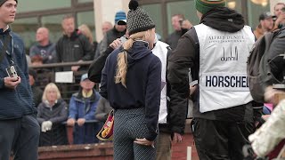 Kathryn Newton in Carnoustie playing golf [upl. by Betthezel]