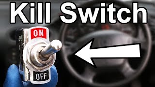 How to Install a Hidden Kill Switch in your Car or Truck Cheap Anti Theft System [upl. by Horgan]