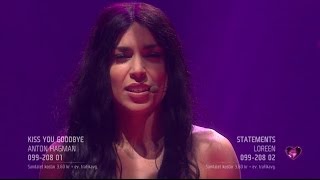 Loreen  Statements Melodifestivalen 2017  Andra Chansen 04032017 Subtitles [upl. by Illa538]