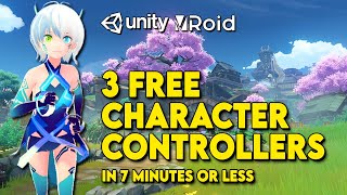 Use These FREE Character Controllers for Your Unity Project Unity VRoid Studio [upl. by Akeret566]