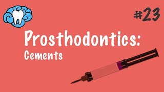 Prosthodontics  Dental Cements  INBDE ADAT [upl. by Uhsoj]