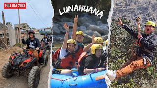 LUNAHUANÁ 2024 Canotaje canopy cuatrimotos bodegas de vinos y MÁS 🤯 🌊 [upl. by Mahla]