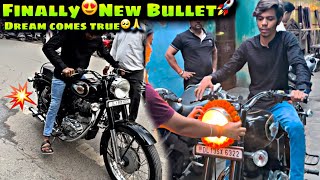 Finally😍 Taking delivery of my new bullet 💥 2018 Model Bullet Standard 350  Dream Comes True 🥺 [upl. by Alien477]