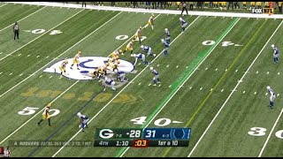 Aaron Rodgers Green Bay Packers Game Tying Drive to Force OT  Colts vs Packers Week 11 NFL 2020 [upl. by Zelikow]