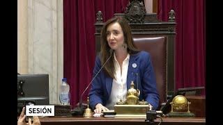 Senado comenzó la primera sesión con Victoria Villarruel al mando del recinto [upl. by Timothee820]