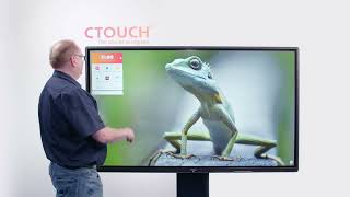 CTOUCH Riva 2  how to connect cloud accounts [upl. by Henning]