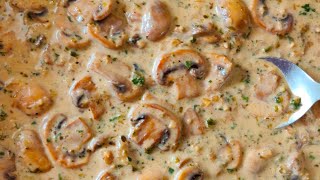 Creamy Mushroom Sauce Recipe [upl. by Nakhsa514]