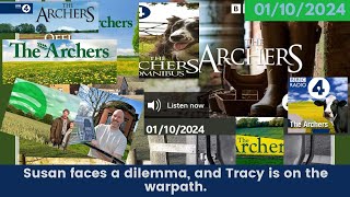 2024 10 01 The Archers Soap Opera [upl. by Aschim]