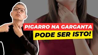 Sensação de BOLO PRESO NA GARGANTA Pigarro e tosse o que pode ser [upl. by Inglebert]