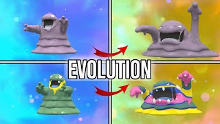 Grimer  Muk  Evolution in Pokemon Scarlet amp Violet  SV [upl. by Yliab]