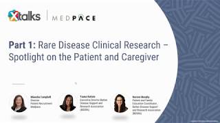 Part 1 Rare Disease Clinical Research – Spotlight on the Patient and Caregiver [upl. by Pelmas]